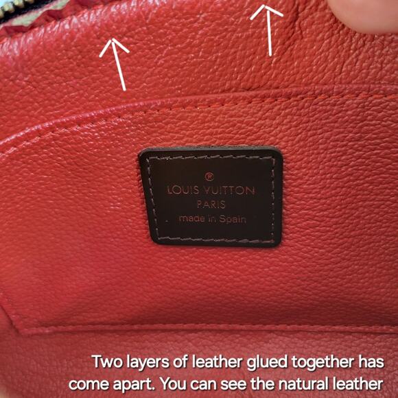 Louis Vuitton Damier Ebene Pochette Cosmetic PM Pouch - Picture 11 of 12